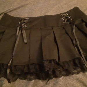 Dolls Kill Black Skirt (plus)